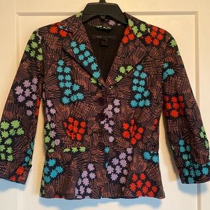 Marc Jacobs size 6 cropped blazer 3/4 sleeve